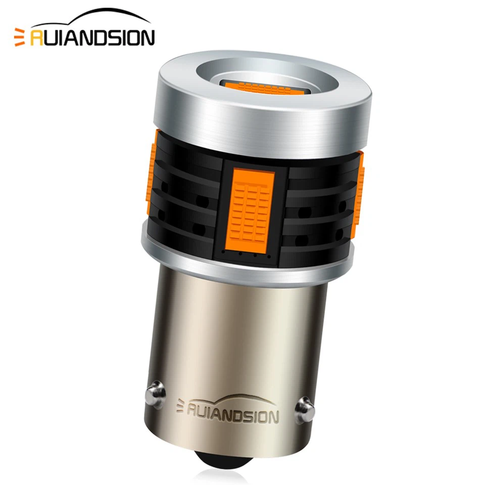 Ruiandsion BAU15S Bulk Car Turn Signal Bulb For Sale 12V 24V Yellow